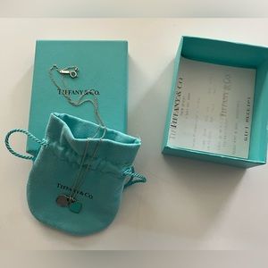 Return to Tiffany Blue Double Heart Tag Pendant
